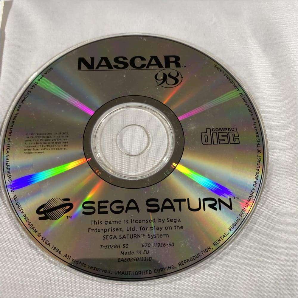 Buy NASCAR 98 Sega saturn game complete -@ 8BitBeyond Buy NASCAR 98 Sega saturn game complete -@ 8BitBeyond